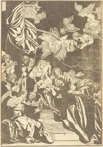 The Mystic Marriage of Saint Catherine, by John Baptist Jackson