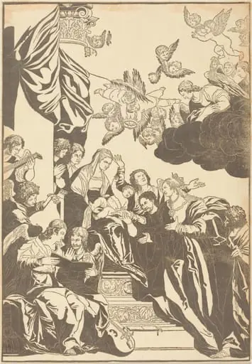 The Mystic Marriage of Saint Catherine, by John Baptist Jackson