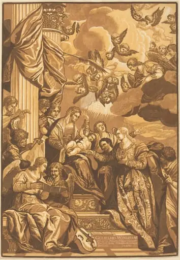 The Mystic Marriage of Saint Catherine, by John Baptist Jackson