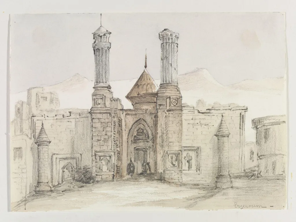 Erzeroum, by John Baptist Joseph Dormer, watercolor, 1878