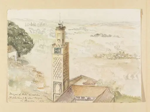 Mosque of Sidi el-hal-lui [Saiyyid al-Halawi] (the cake man) the oldest mosque in Tlemcen