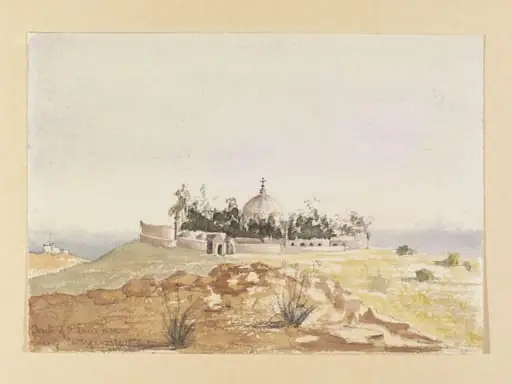 Tomb of St. Louis on the ruins of Carthage, by John Baptist Joseph Dormer