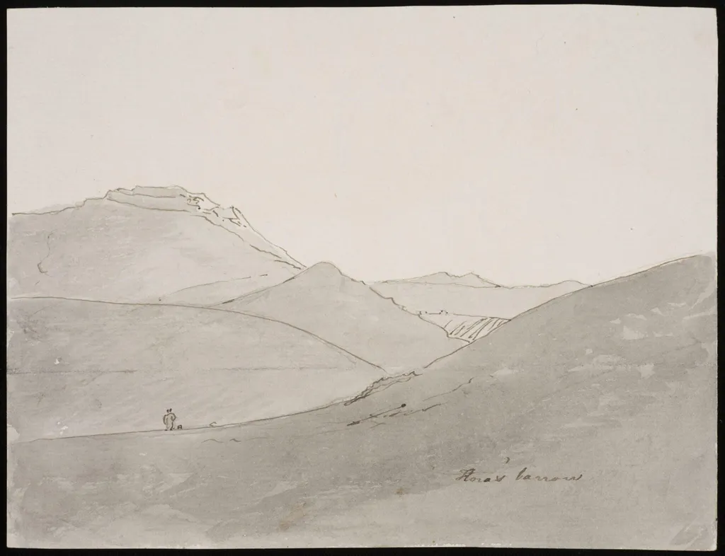 Flora's Barrow, by John Baverstock Knight, 1785