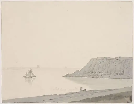 Red Bay Castle.  Unfinished., by John Baverstock Knight