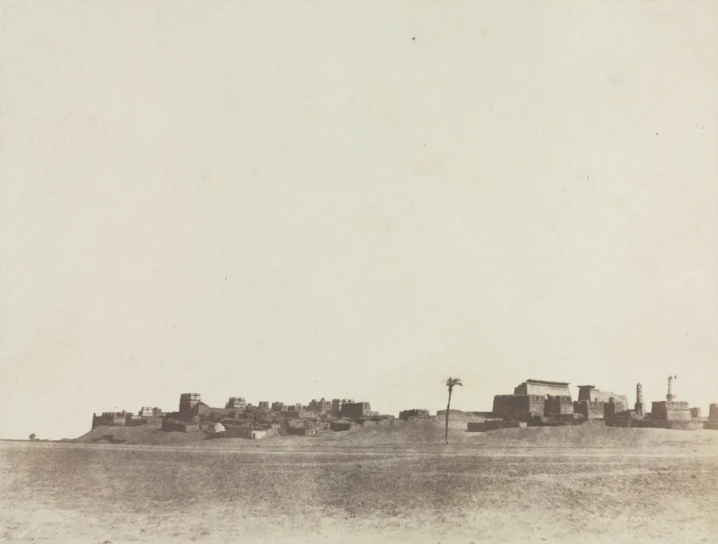 View of Luxor, by John Beasley Greene, 1854