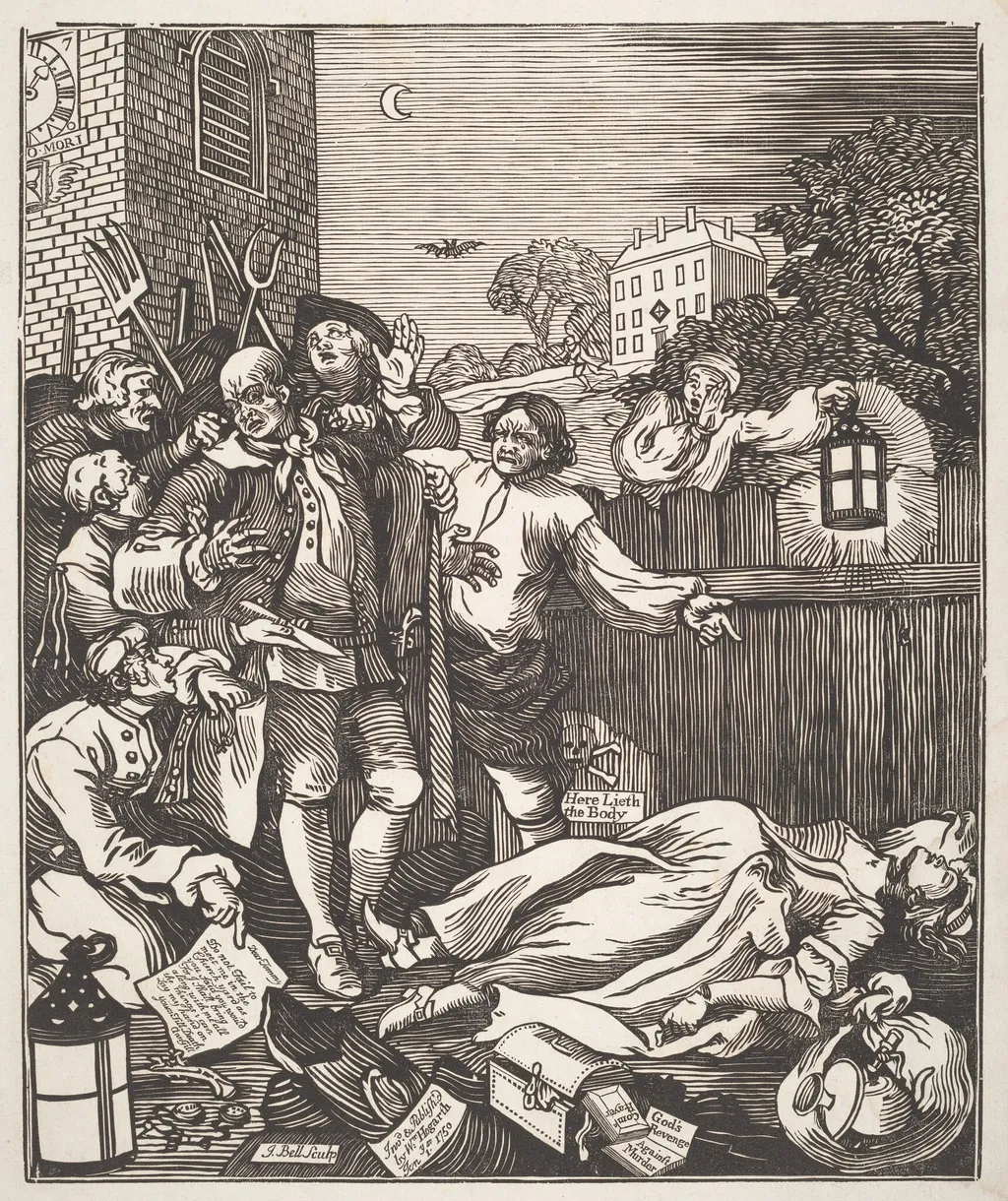 Cruelty in Perfection, by John Bell, ink, 1750