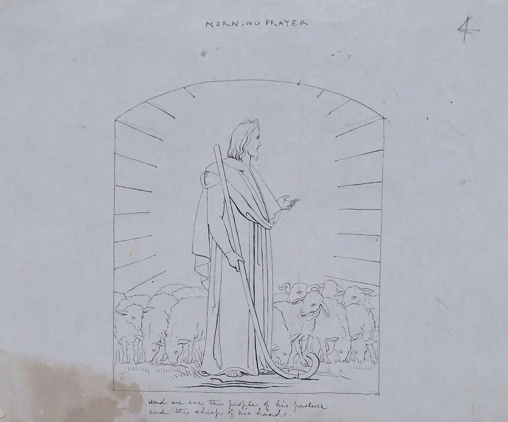 Design for Compositions from Morning and Evening Prayer, by John Bell, 1844