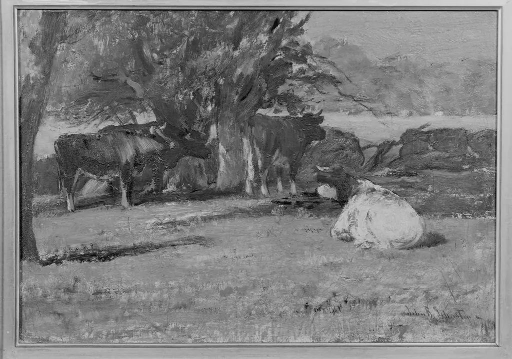 Landscape with Cattle, by John Bernard Johnston