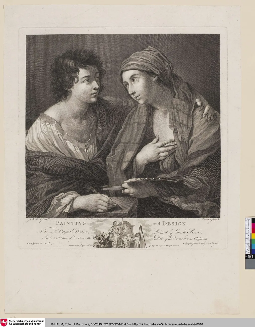 PAINTING and DESIGN, by John Boydell, paint, 1769