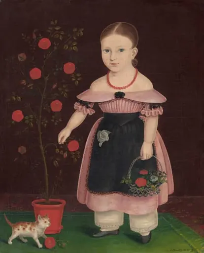 Little Girl in Lavender, by John Bradley