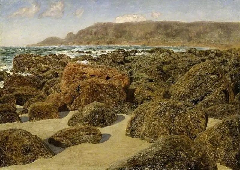 Cape Cornwall from Whitesands Bay (1872), by John Brett