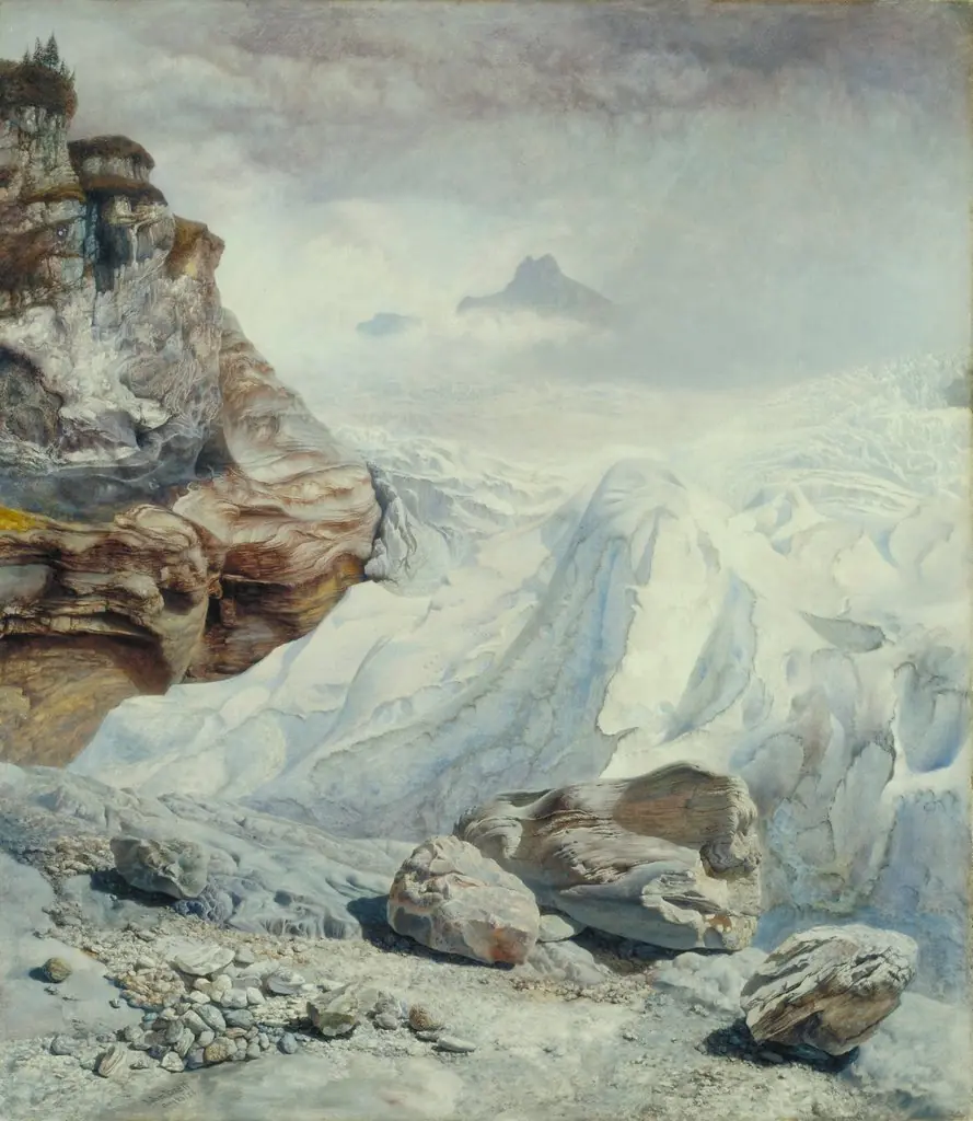 Glacier of Rosenlaui, by John Brett