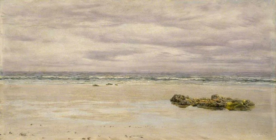 Kennack Sands, Cornwall, at Low Tide, by John Brett, unspecified, 1889