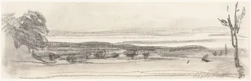 A View across the Park, Chatsworth, Derbyshire, by John Burgess