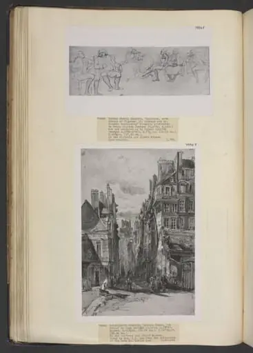 Street Scene, Old Paris, by John Burgess