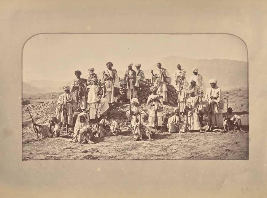 Afridi Picket near Jumrood, by John Burke, 1879
