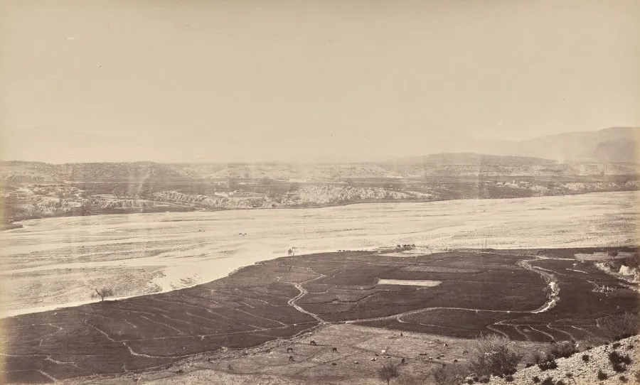 Chinak, Looking Towards the Kurram River, by John Burke, 1879