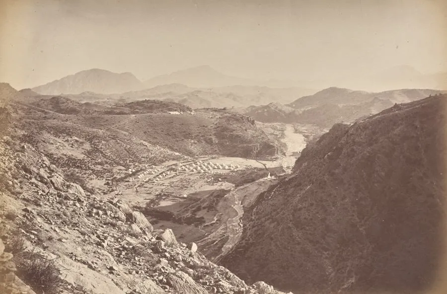 General View from Ali Musjid, by John Burke, 1879