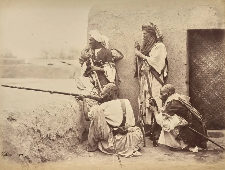 Group of Afredees, by John Burke, 1879