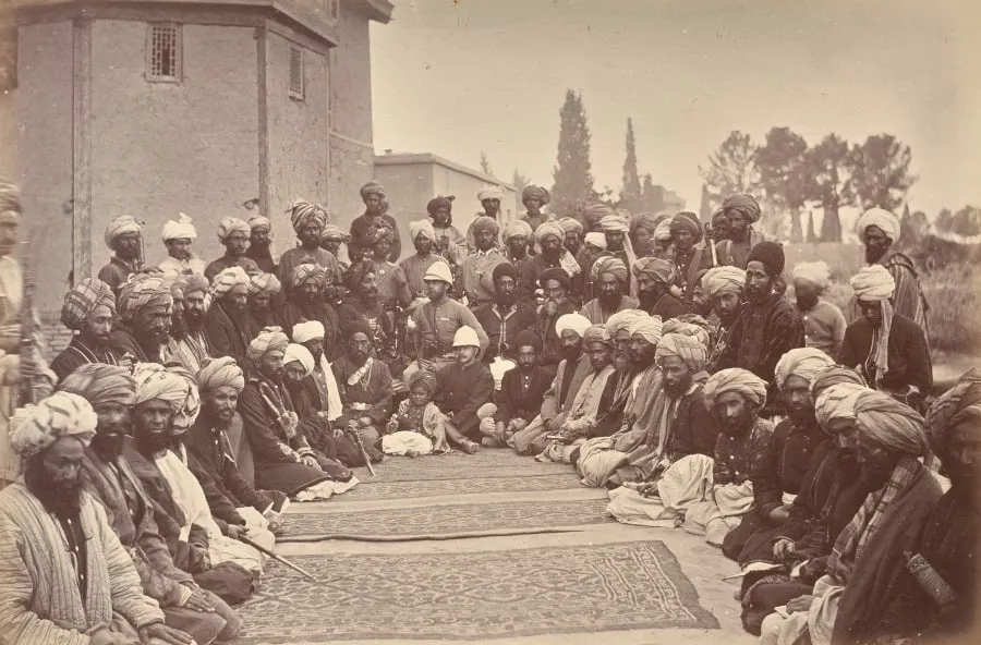 Major Cavagnari C.S.I. and Sirdars, by John Burke, 1879