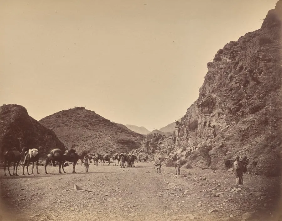 Shadi Bagiar, Entrance to Khyber Pass, by John Burke, 1879