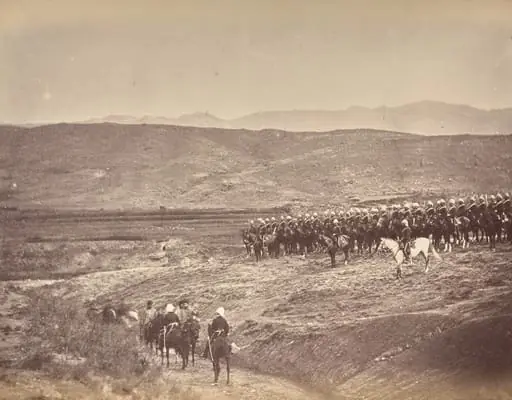 The Amir Yakub Khan. The First Meeting with Major Cavagnari and Mr. Jenkins, 7 Miles from Safed Sang