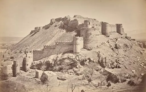 Upper Bala Hissar, from West