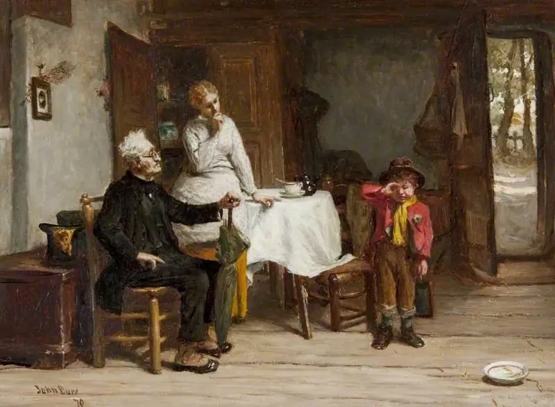 The Dominie's Visit, by John Burr