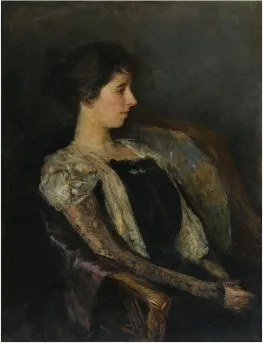 Elizabeth Corbet Yeats, by John Butler Yeats, oil, 1900