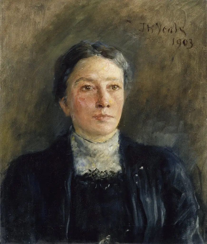 Portrait of Augusta Gregory (1852-1932), Dramatist, by John Butler Yeats