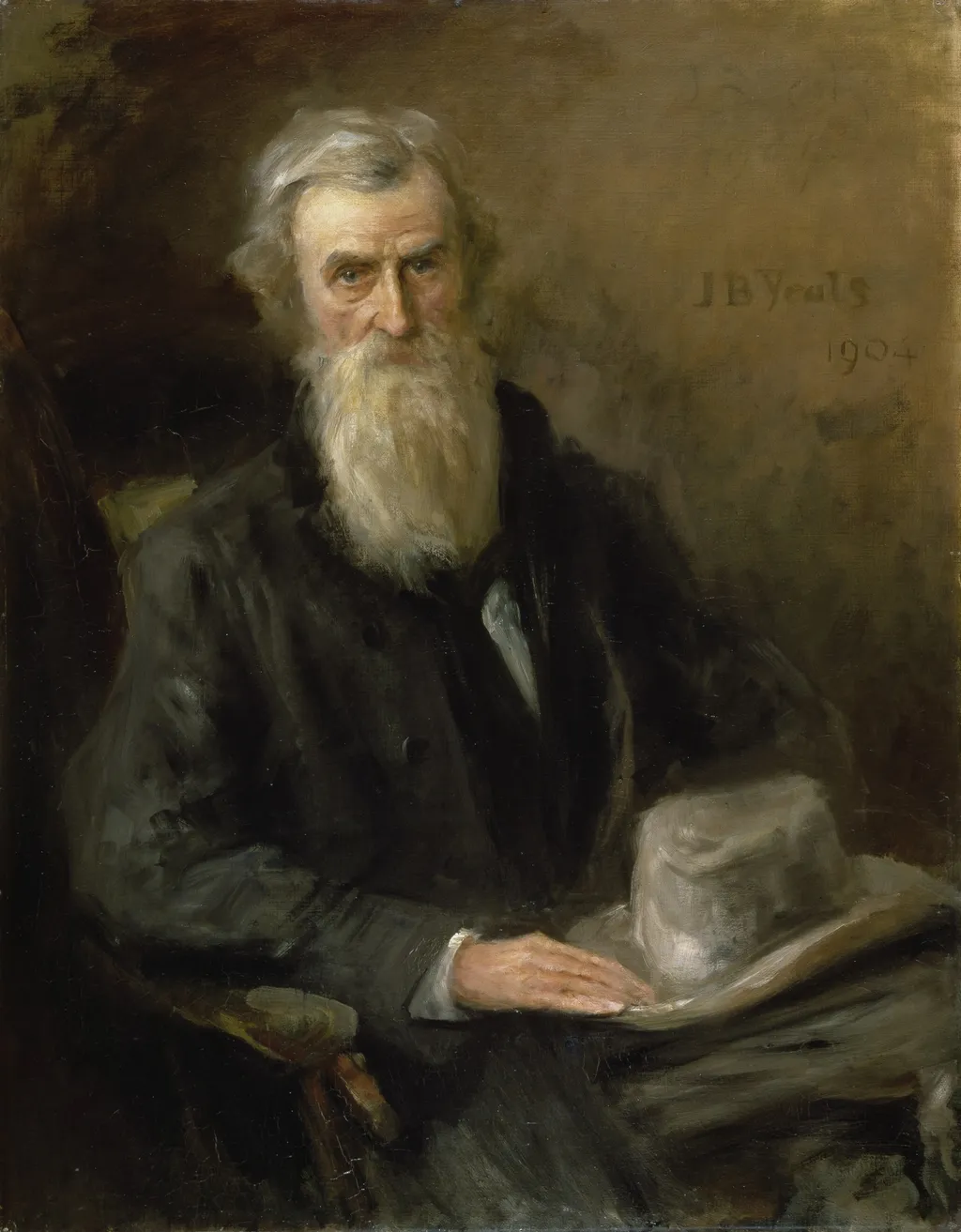 Portrait of John O'Leary (1830-1907), Nationalist and Journalist, by John Butler Yeats, oil, 1904
