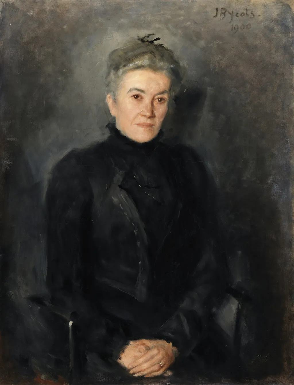 Portrait of Rosa Butt (d.1926), by John Butler Yeats, oil, 1900