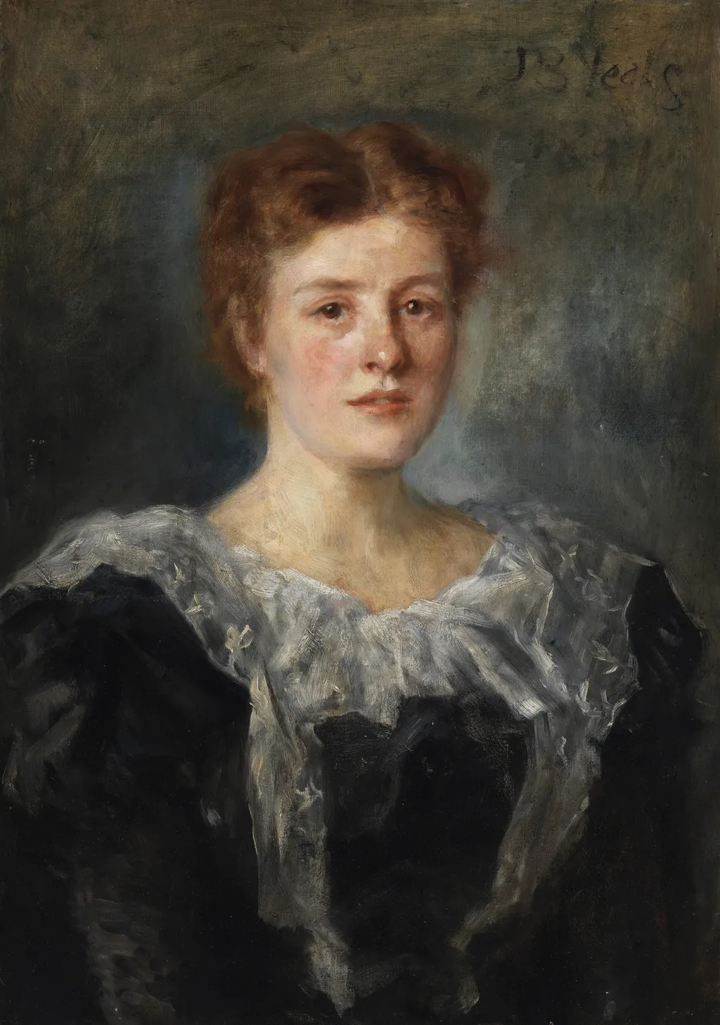 Portrait of Susan Mitchell (1866-1926), Poet, by John Butler Yeats, oil, 1900