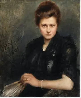 Portrait of Violet Osborne, Mrs Stockley (b.1866), Sister of Walter Osborne, by John Butler Yeats