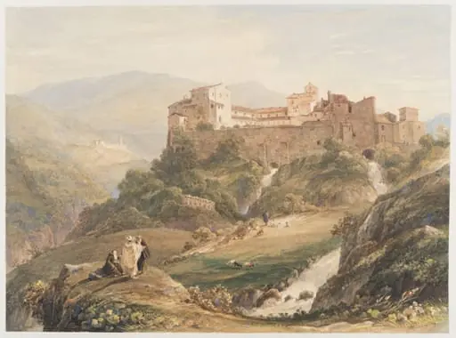 Italian landscape, by John Byrne