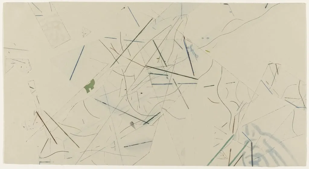 Untitled, by John Cage, ink, 1982