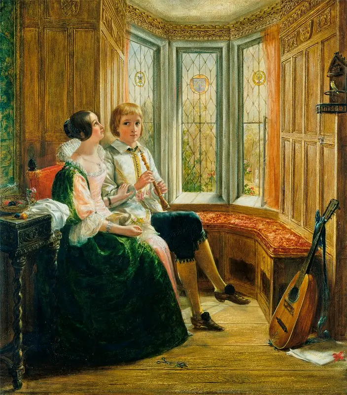 The Rival Performers, by John Callcott Horsley