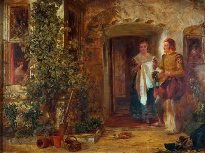 Waiting for an Answer, by John Callcott Horsley
