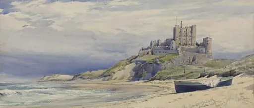 Bamburgh Castle, by John Callow