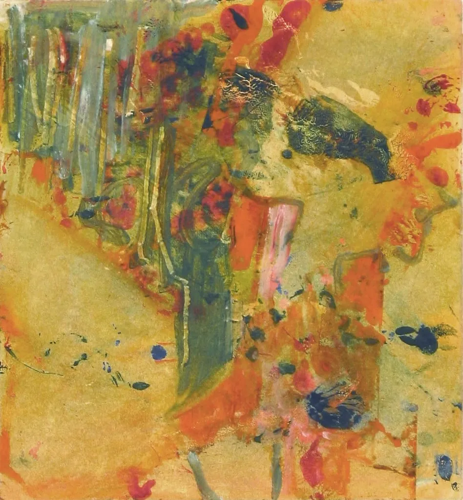 Untitled, by John Chamberlain, oil, 1971