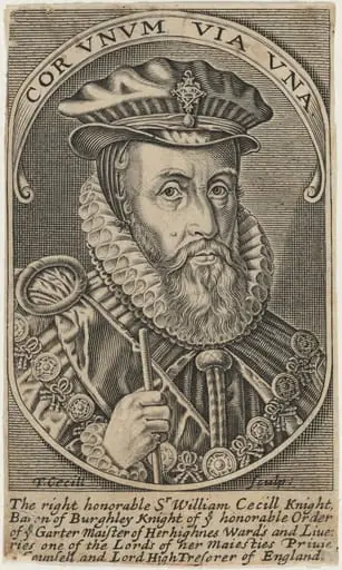 William Cecill, First Baron Burghley, by John Chantry