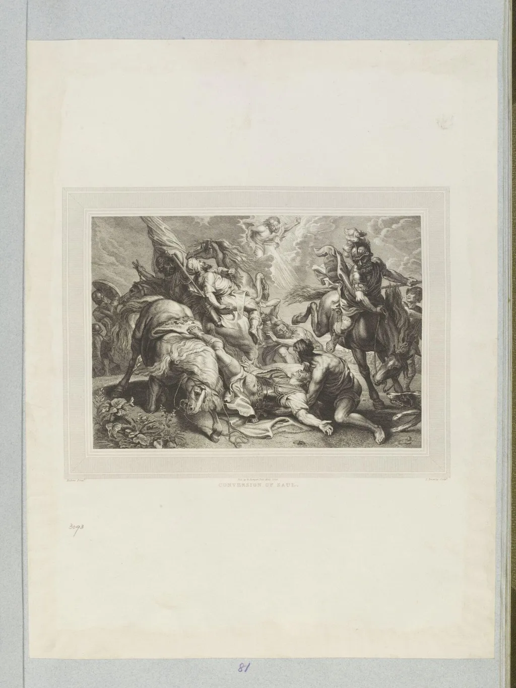 The Conversion of Saul, by John Charles Bromley, 1850