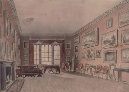 The Gallery at the Browsholme, near Clitheroe, by John Chessell Buckler