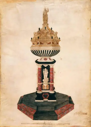Canterbury Cathedral Font Design, by John Christmas