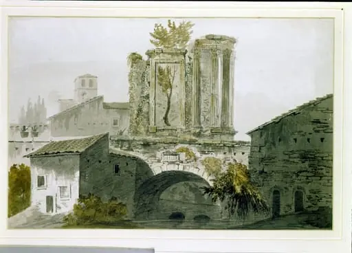 Italian Ruins, by John Claude Nattes