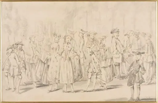Promenaders in St. James' Park, by John Collett