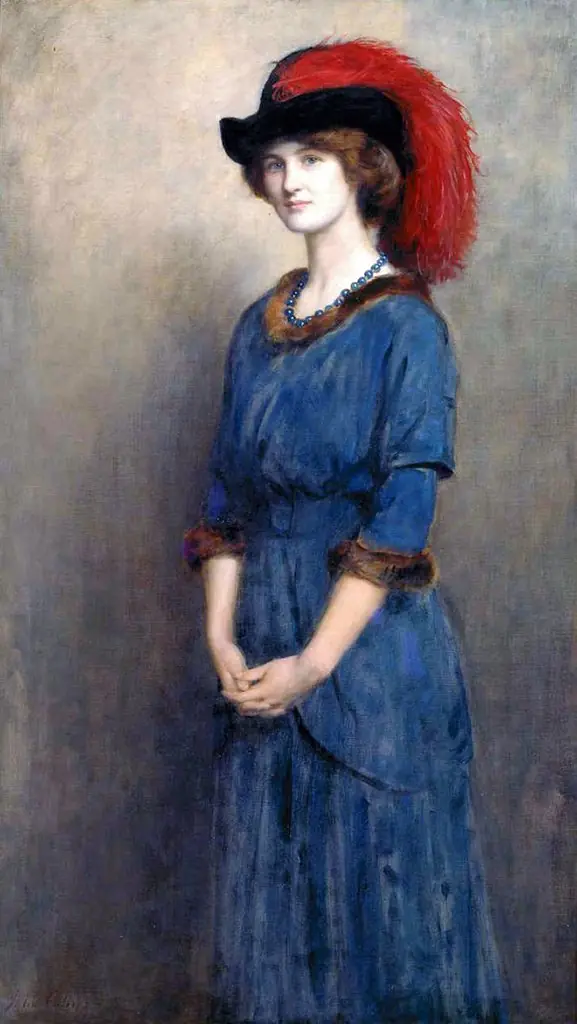 Mrs Campbell McInnes (later Angela Thirkell), by John Collier