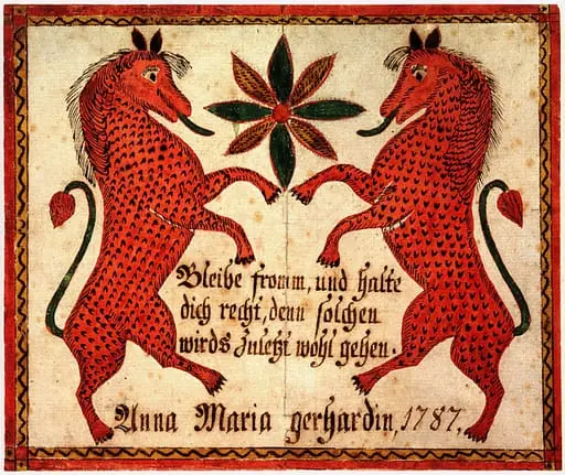Reward of Merit for Anna Gerhard, by John Conrad Gilbert, 1787