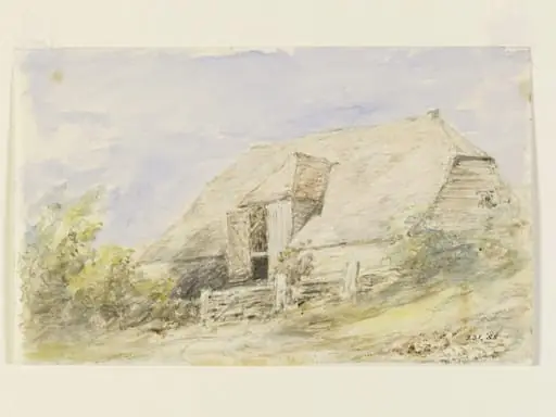 A barn., by John Constable