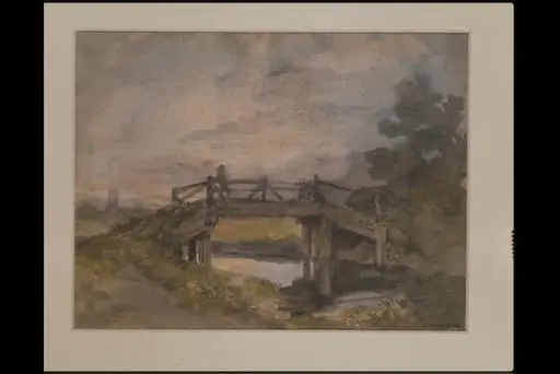 A bridge over the Stour, by John Constable